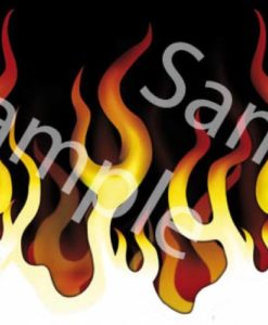 candlecover tattoo flames