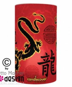 Alternative view of Candlecover Tattoo Dragon