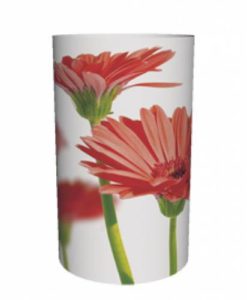 Candlecover Red Flower