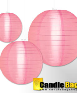 roze lampion van 35cm mooi voor buiten