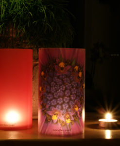 Alternative view of Candlecover Purple Flower