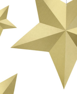 Alternative view of DIY Gouden Kerst sterren decoratie pakket