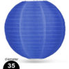 Donker blauwe Nylon lampion 35cm weerbestendige lampionnen voor buiten
