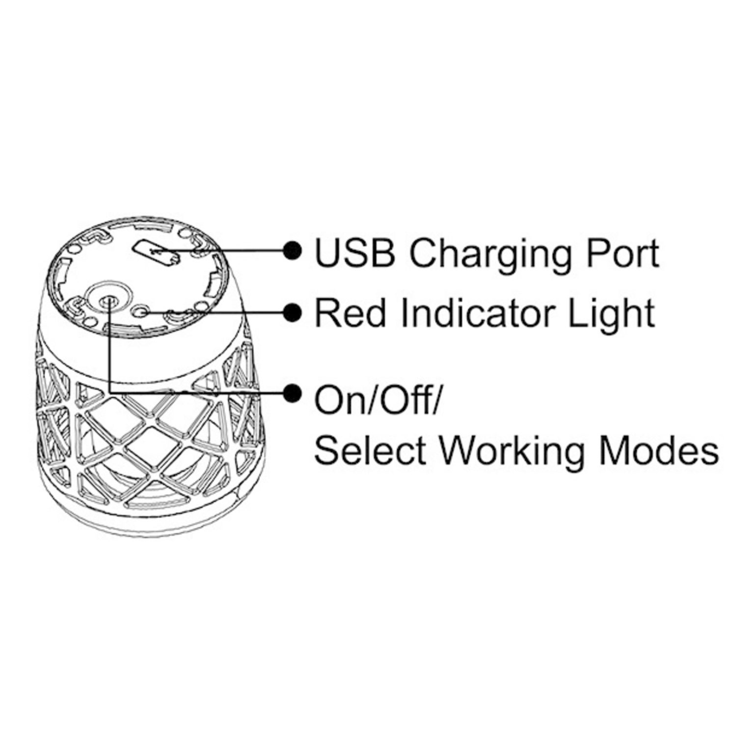 Fakkel met vlameffect op zonne-energie 7