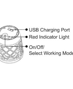 Fakkel met vlameffect op zonne-energie 7