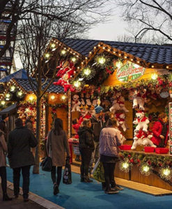 Fireworks Lamp 30cm Explosie bal kerstmarkt