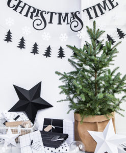 stijlvolle kerstslinger