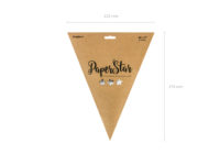 de handzame verpakking van deze zilveren kerst ster past door de brievenbus