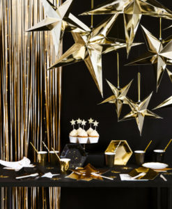 Gouden sterren decoratie