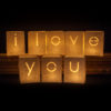 i love you candlebags