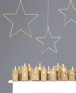 Sfeerbeeld advent kalender huisjes