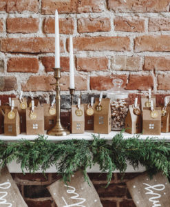 Sfeerbeeld 2 advent kalender huisjes