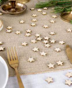 Tafelconfetti houten sterren