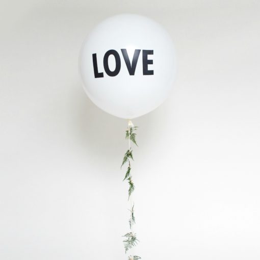 Mega ballon love