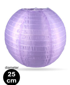 Paarse Nylon lampion 25cm weerbestendige lampionnen voor buiten
