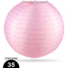 Roze Nylon lampion 35cm weerbestendige lampionnen voor buiten