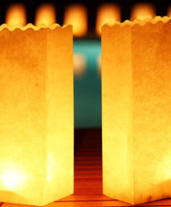 blanco , neutrale candlebag candle bag