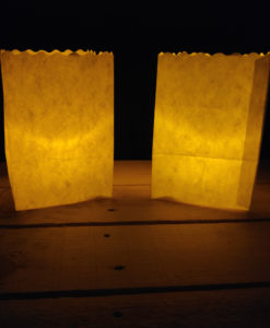 blanco midi candlebags 10 stuks -poductfoto