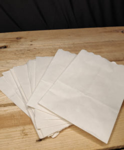 blanco midi candlebags 10 stuks -verpakking