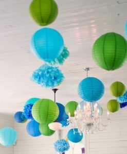 Alternative view of Lampion Blauw Ø 20 cm