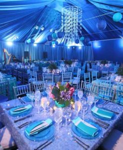 Alternative view of Lampion Donker Blauw Ø 20 cm