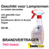 impregneermiddel voor brandvetrager lampionnen en decoraties