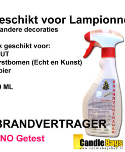 impregneermiddel voor brandvetrager lampionnen en decoraties