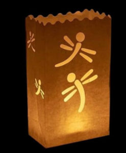 Alternative view of Candle bags Libelle 10 stuks