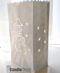candle bag sneeuwpop