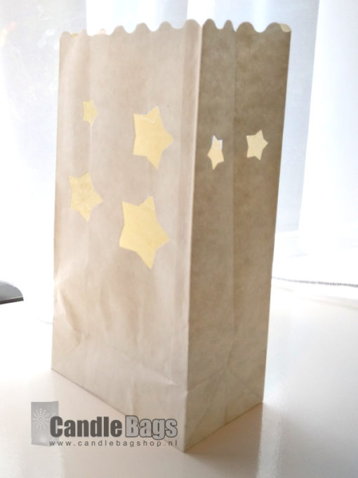 candle bag ster groot