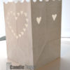 candle bag midi heart