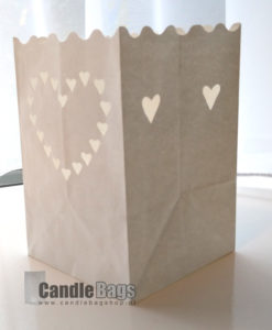 candle bag midi heart