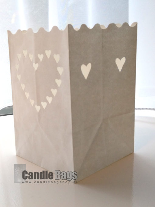 candle bag midi heart