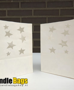 2 midi candle bags met sterren