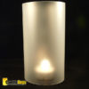 candlecover-clear frosted