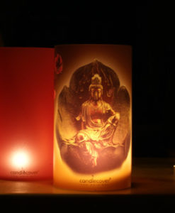 candlecover Boeddha Bronze2