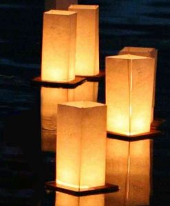 Alternative view of Drijvende houten lantaarns (2 stuks)