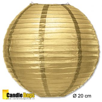 gouden lampion 20 cm
