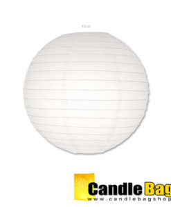 Witte Lampion 45cm