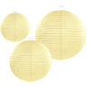 papieren lampion van 35cm in de kleur creme