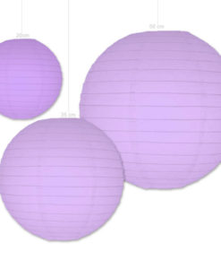 lila lampionnen verkrijgbaar in 3 formaten