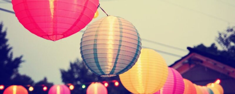 lampionnen in alle kleuren