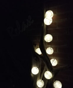 Alternative view of Lampionnen slinger - Warm wit