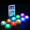 Set van 10 RGB LED lampjes met afstandsbediening