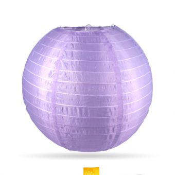 lilla nylon lampion voor buiten