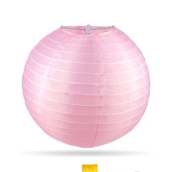 zacht roze nylon lampion