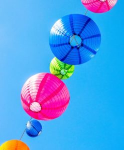 nylon lampionnen voor buiten 20cm-25cm-35cm