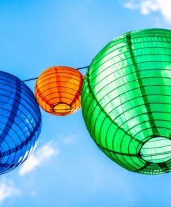 nylon lampionnen voor buiten 20cm-25cm-35cm-6