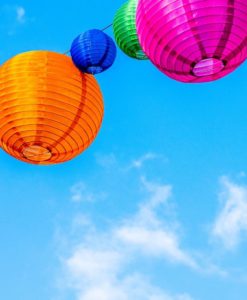 nylon lampionnen voor buiten 20cm-25cm-35cm-7