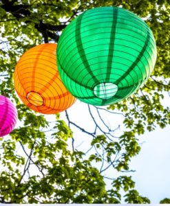 nylon lampionnen voor buiten 35cm 3